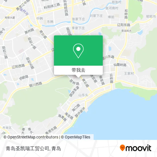 青岛圣凯瑞工贸公司地图