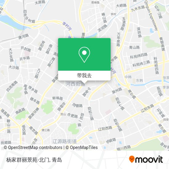 杨家群丽景苑-北门地图