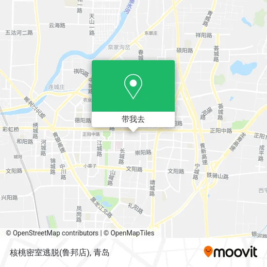 核桃密室逃脱(鲁邦店)地图