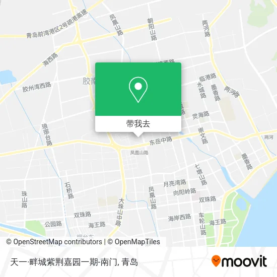 天一·畔城紫荆嘉园一期-南门地图