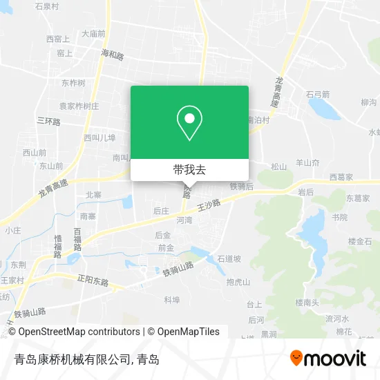 青岛康桥机械有限公司地图