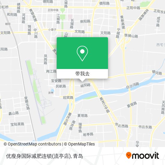 优瘦身国际减肥连锁(流亭店)地图