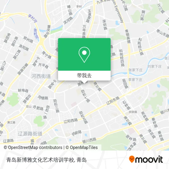 青岛新博雅文化艺术培训学校地图