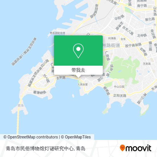 青岛市民俗博物馆灯谜研究中心地图