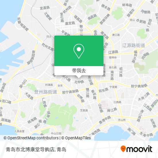 青岛市北博康堂导购店地图