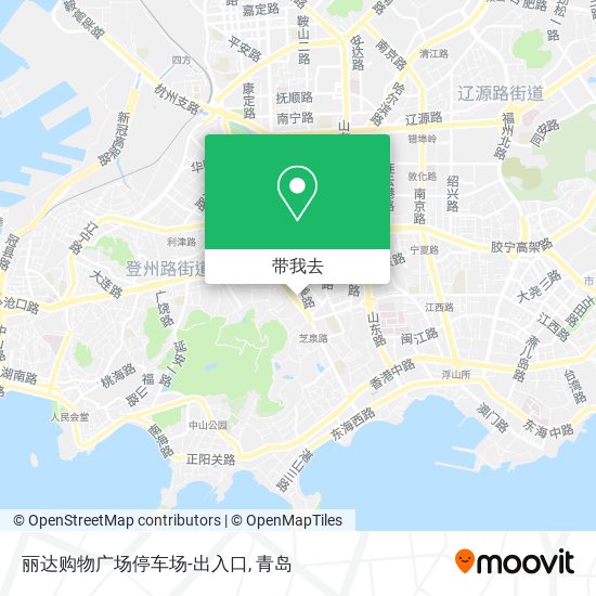 丽达购物广场停车场-出入口地图