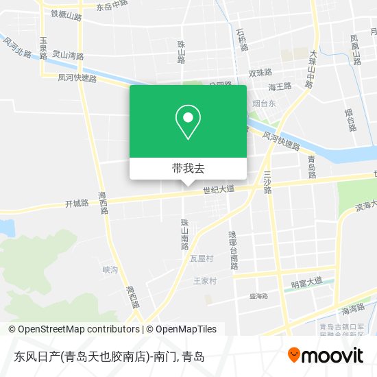 东风日产(青岛天也胶南店)-南门地图