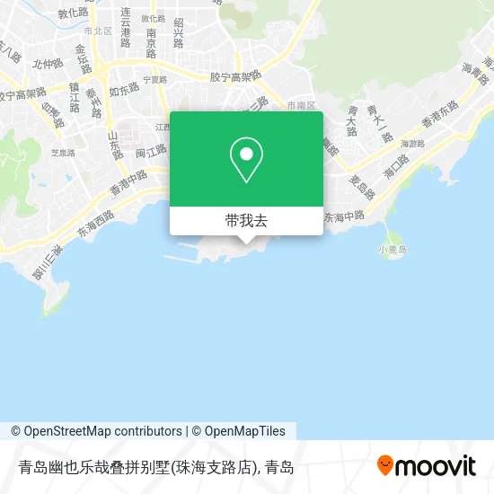 青岛幽也乐哉叠拼别墅(珠海支路店)地图
