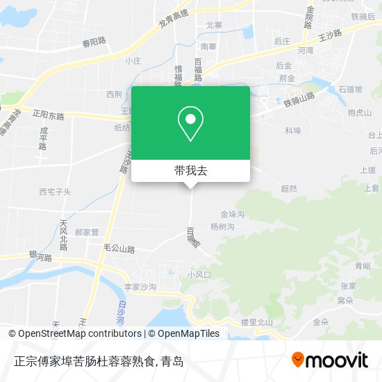 正宗傅家埠苦肠杜蓉蓉熟食地图