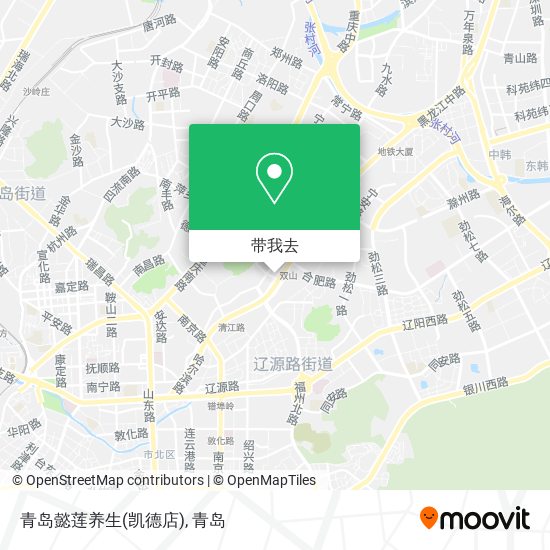 青岛懿莲养生(凯德店)地图