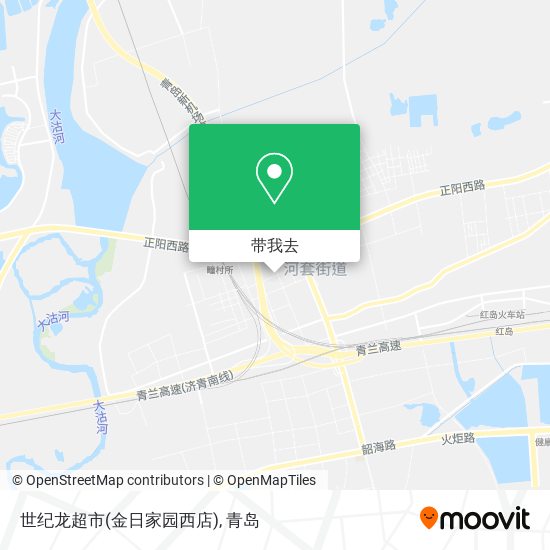 世纪龙超市(金日家园西店)地图