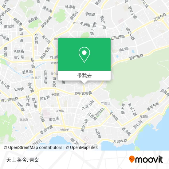 天山宾舍地图