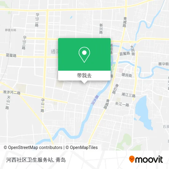 河西社区卫生服务站地图