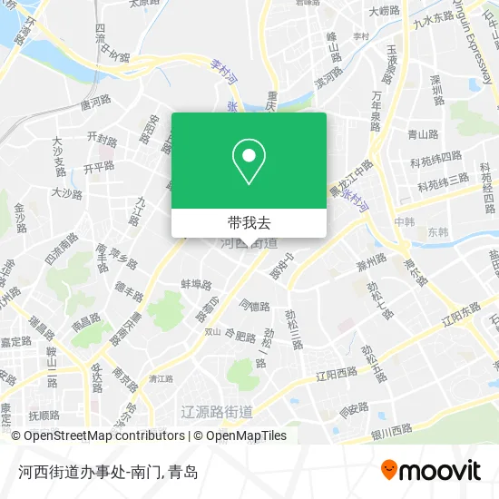 河西街道办事处-南门地图