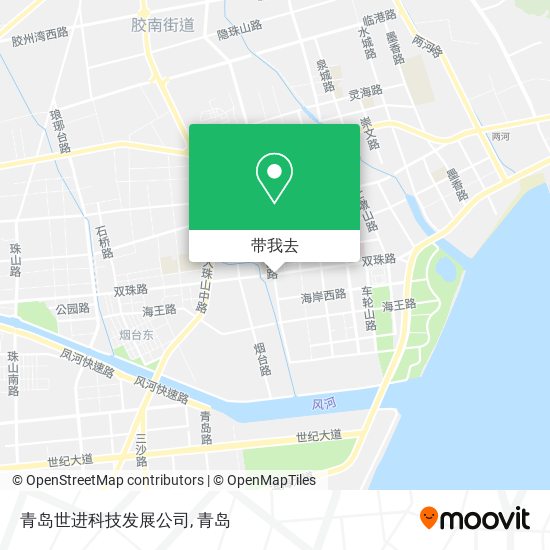 青岛世进科技发展公司地图