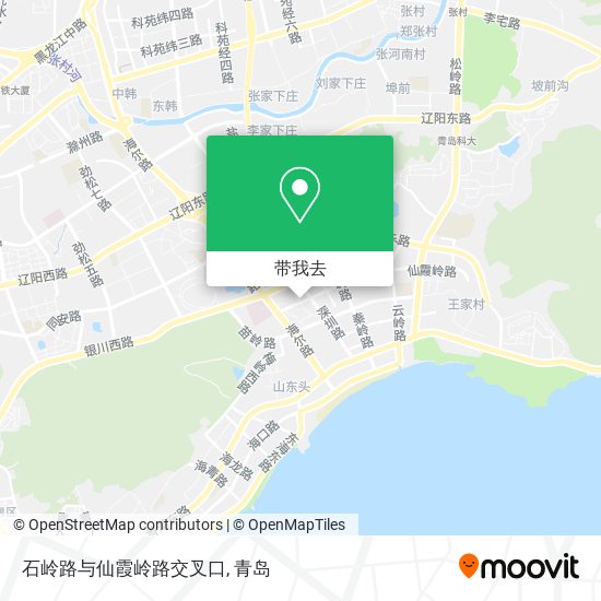 石岭路与仙霞岭路交叉口地图