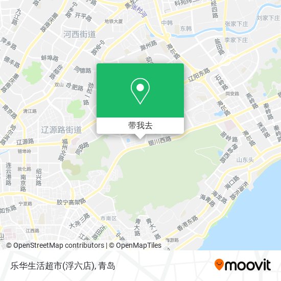 乐华生活超市(浮六店)地图