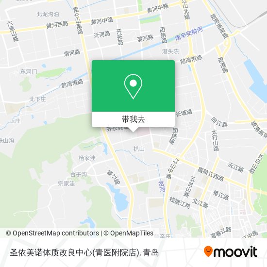 圣依美诺体质改良中心(青医附院店)地图