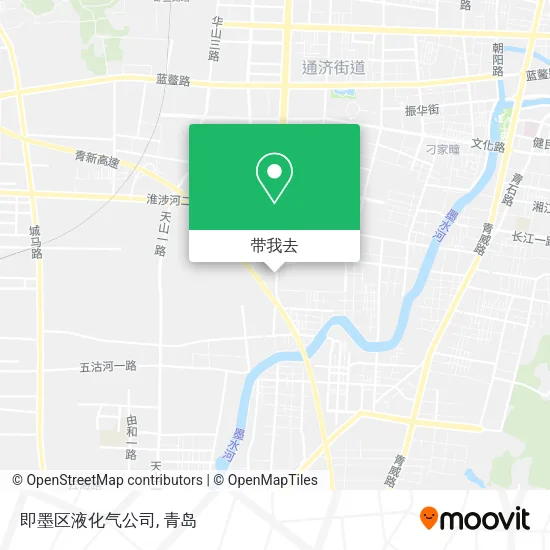 即墨区液化气公司地图