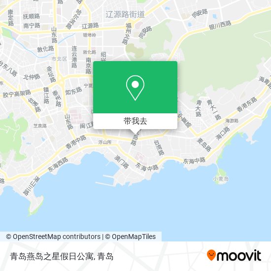 青岛燕岛之星假日公寓地图
