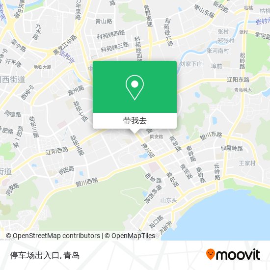 停车场出入口地图