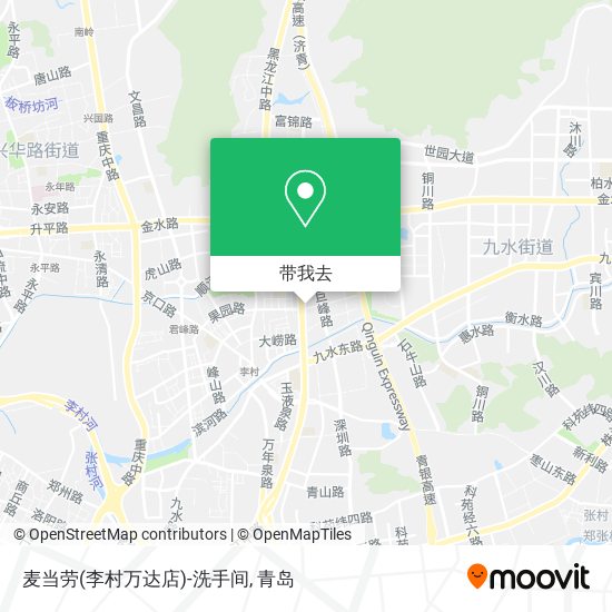 麦当劳(李村万达店)-洗手间地图