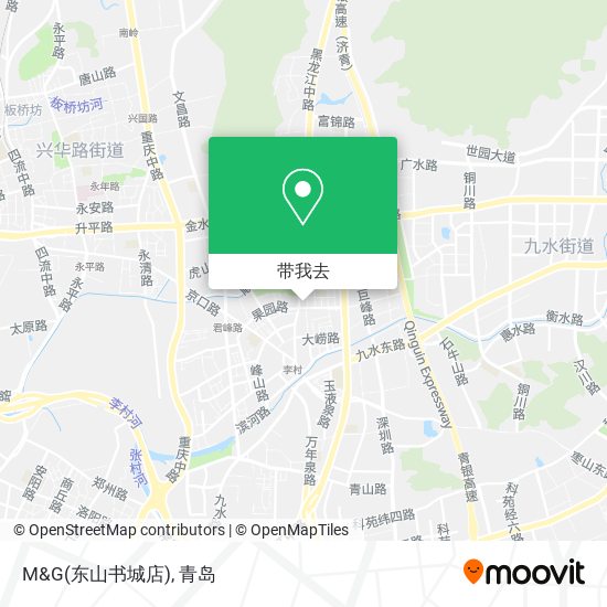 M&G(东山书城店)地图
