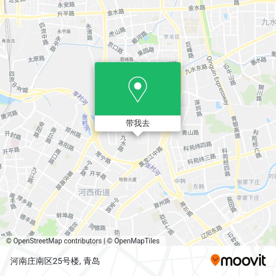 河南庄南区25号楼地图