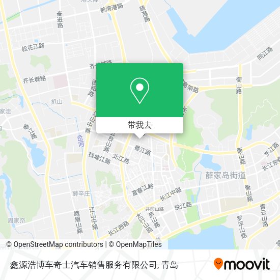 鑫源浩博车奇士汽车销售服务有限公司地图