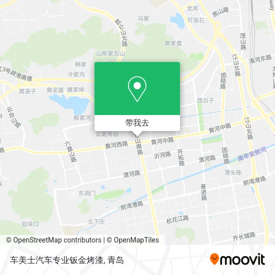 车美士汽车专业钣金烤漆地图