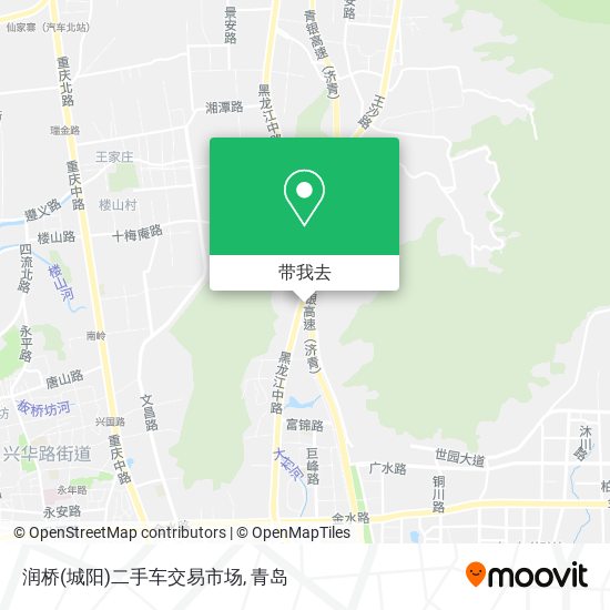 润桥(城阳)二手车交易市场地图