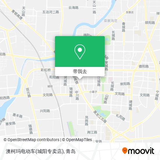 澳柯玛电动车(城阳专卖店)地图
