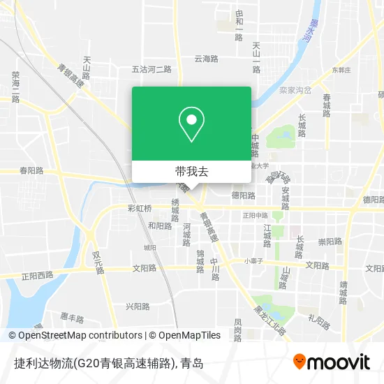 捷利达物流(G20青银高速辅路)地图