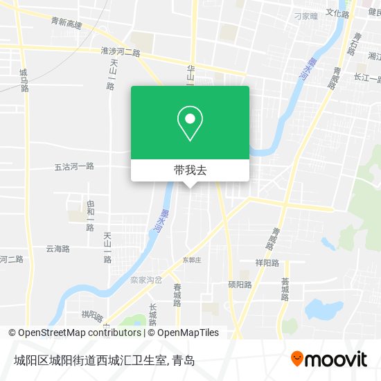 城阳区城阳街道西城汇卫生室地图