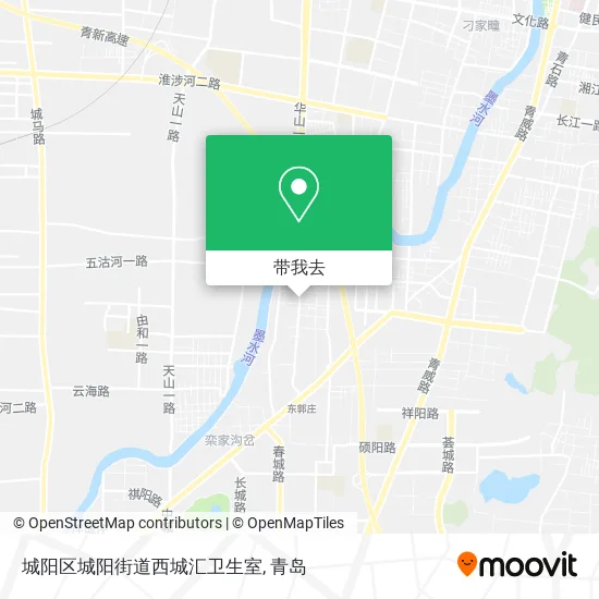 城阳区城阳街道西城汇卫生室地图