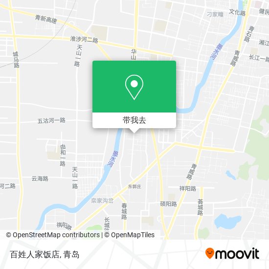 百姓人家饭店地图