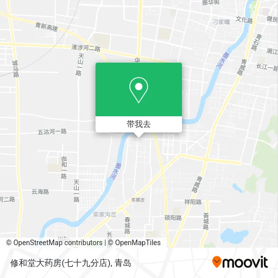 修和堂大药房(七十九分店)地图