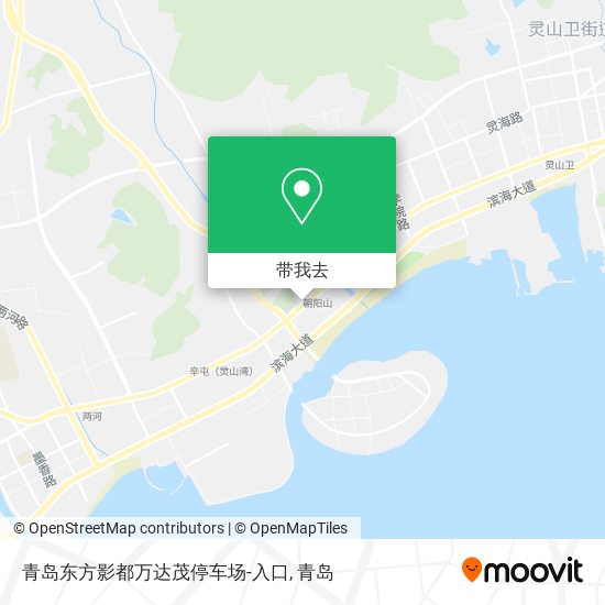 青岛东方影都万达茂停车场-入口地图