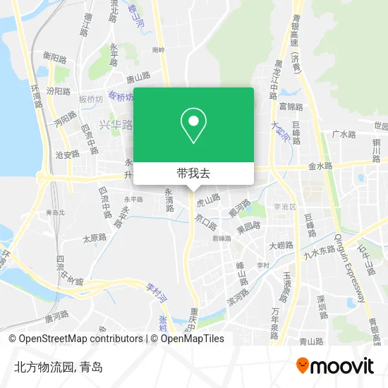 北方物流园地图