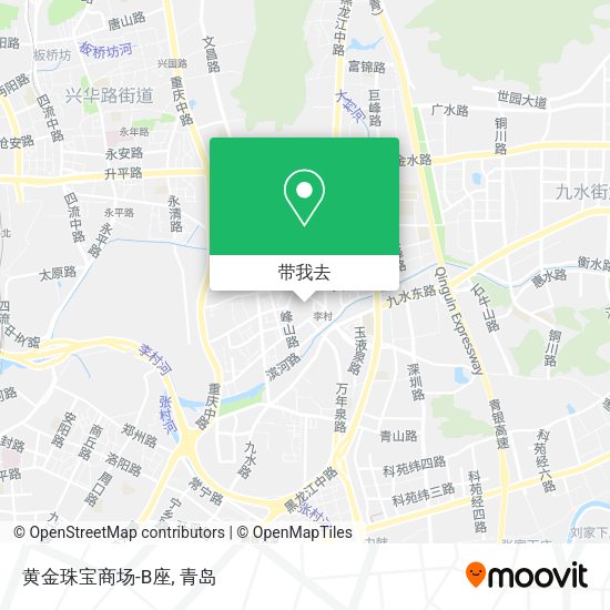 黄金珠宝商场-B座地图