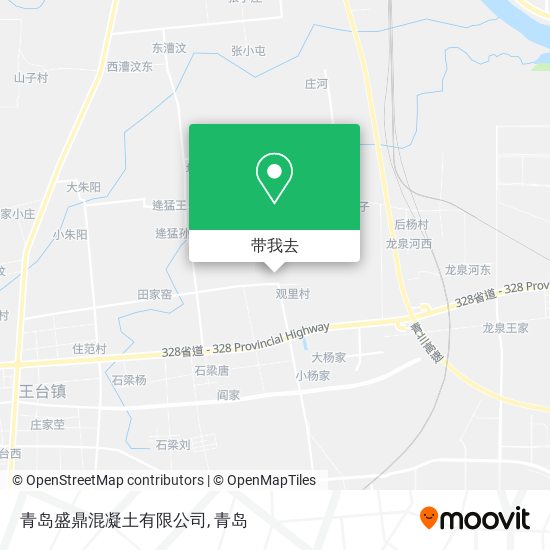 青岛盛鼎混凝土有限公司地图