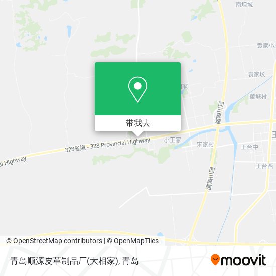青岛顺源皮革制品厂(大相家)地图