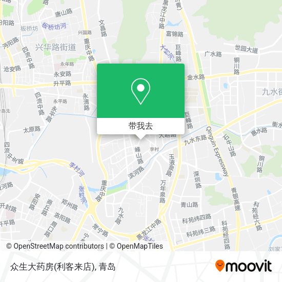 众生大药房(利客来店)地图