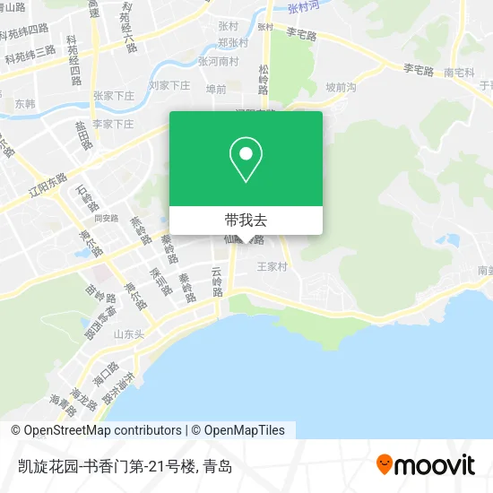 凯旋花园-书香门第-21号楼地图