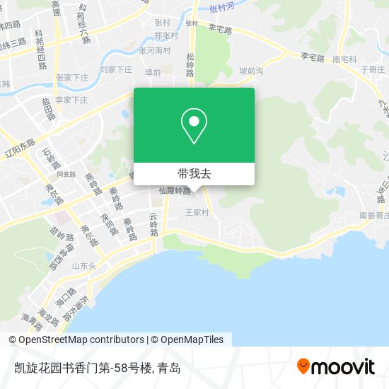 凯旋花园书香门第-58号楼地图
