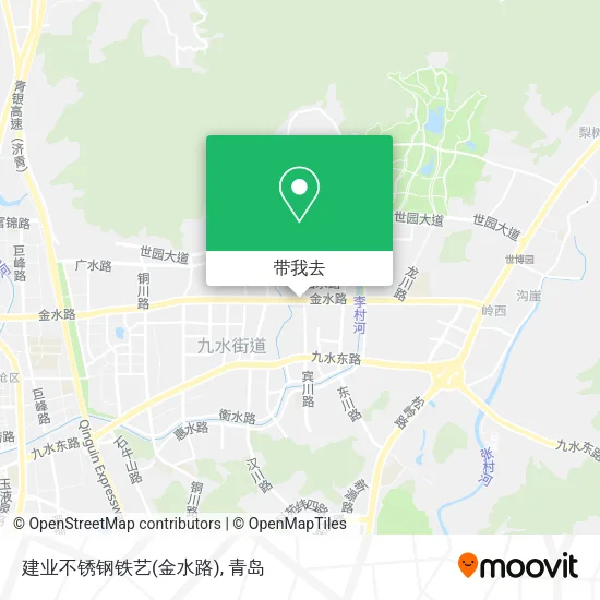 建业不锈钢铁艺(金水路)地图