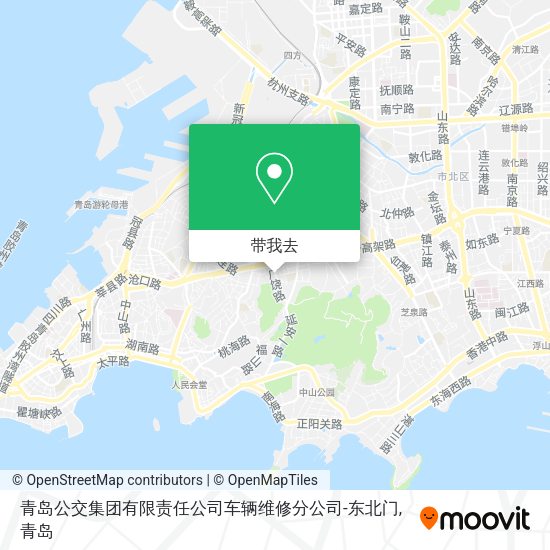 青岛公交集团有限责任公司车辆维修分公司-东北门地图