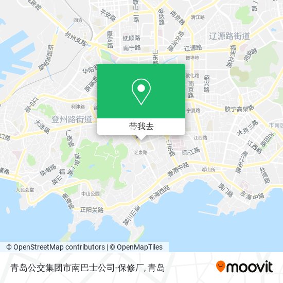 青岛公交集团市南巴士公司-保修厂地图