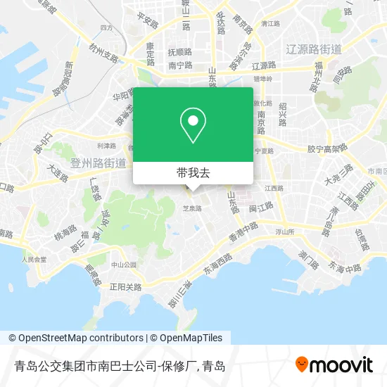 青岛公交集团市南巴士公司-保修厂地图