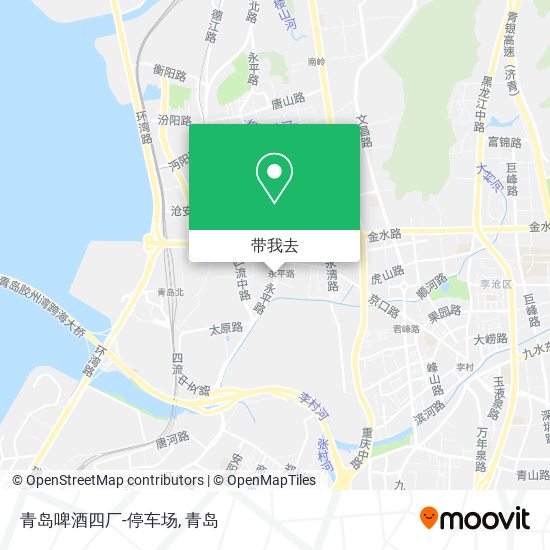 青岛啤酒四厂-停车场地图
